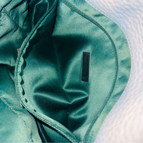 Vintage Coach Light Blue Leather Shoulder Bag.#8A38 - Picture 11 of 12